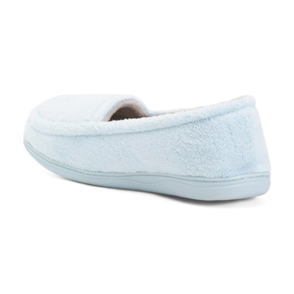 New AEROSOLES Terry A-line Slippers Light Blue S, M - Picture 2 of 2